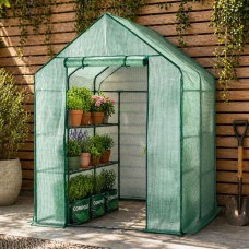 8 Tier Steel Shelving Heavy Duty Outdoor Walk In Garden Greenhouse